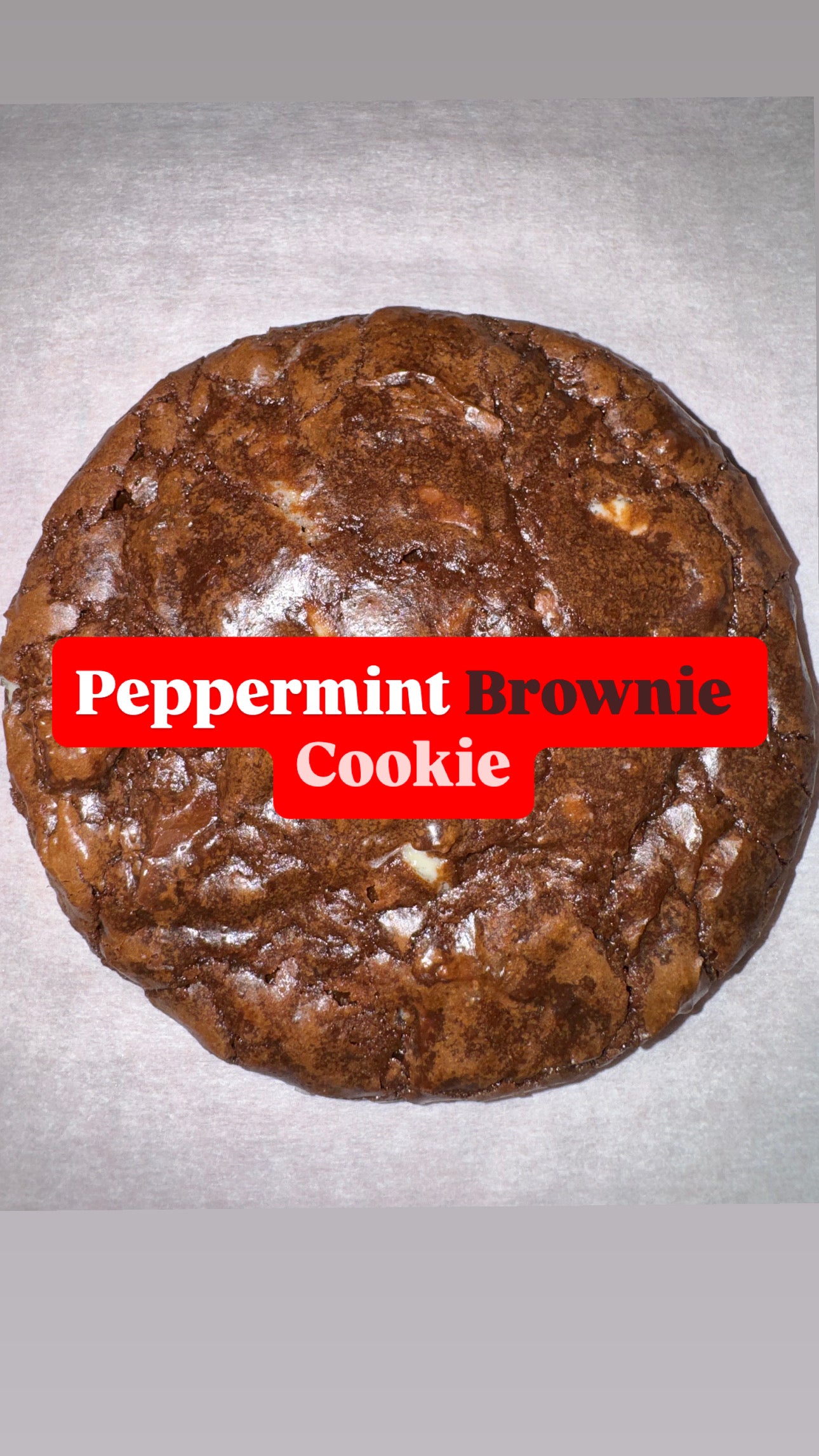 Peppermint Brownie Cookie